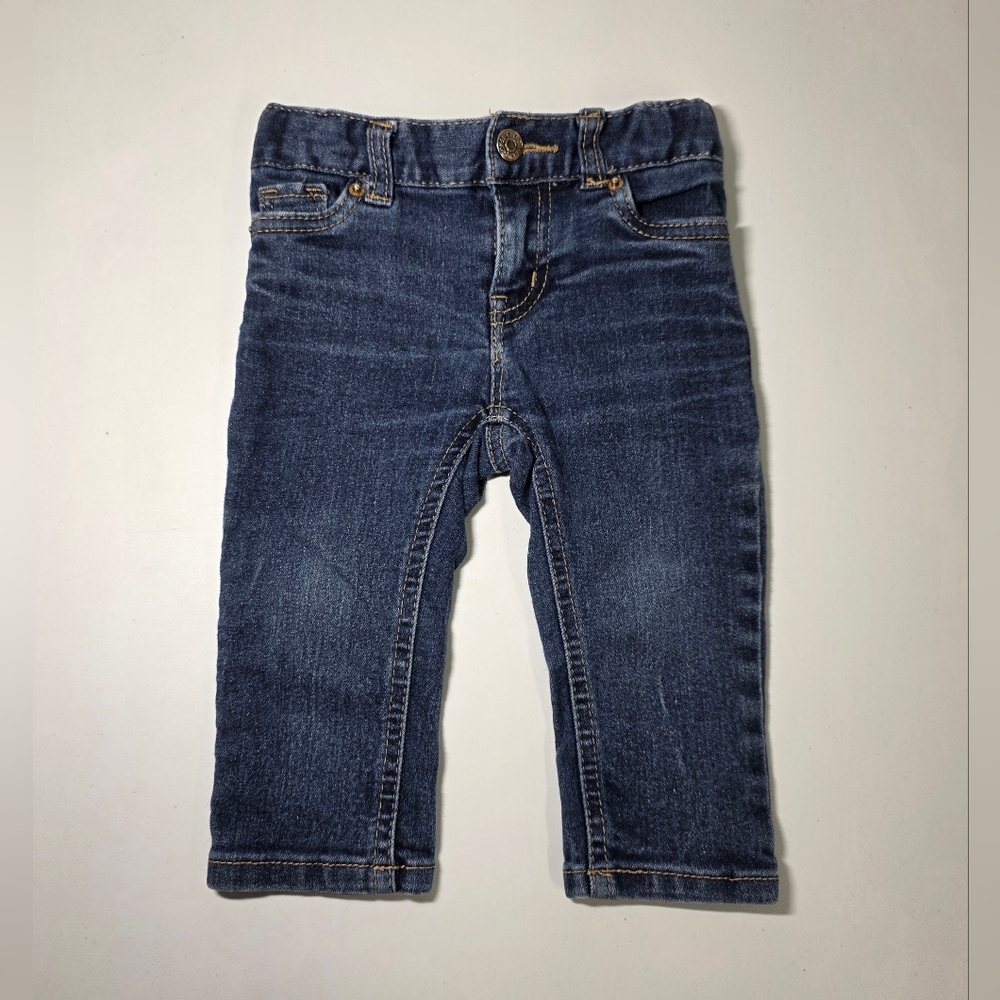 Infant Girl's Blue Denim Skinny Jeans